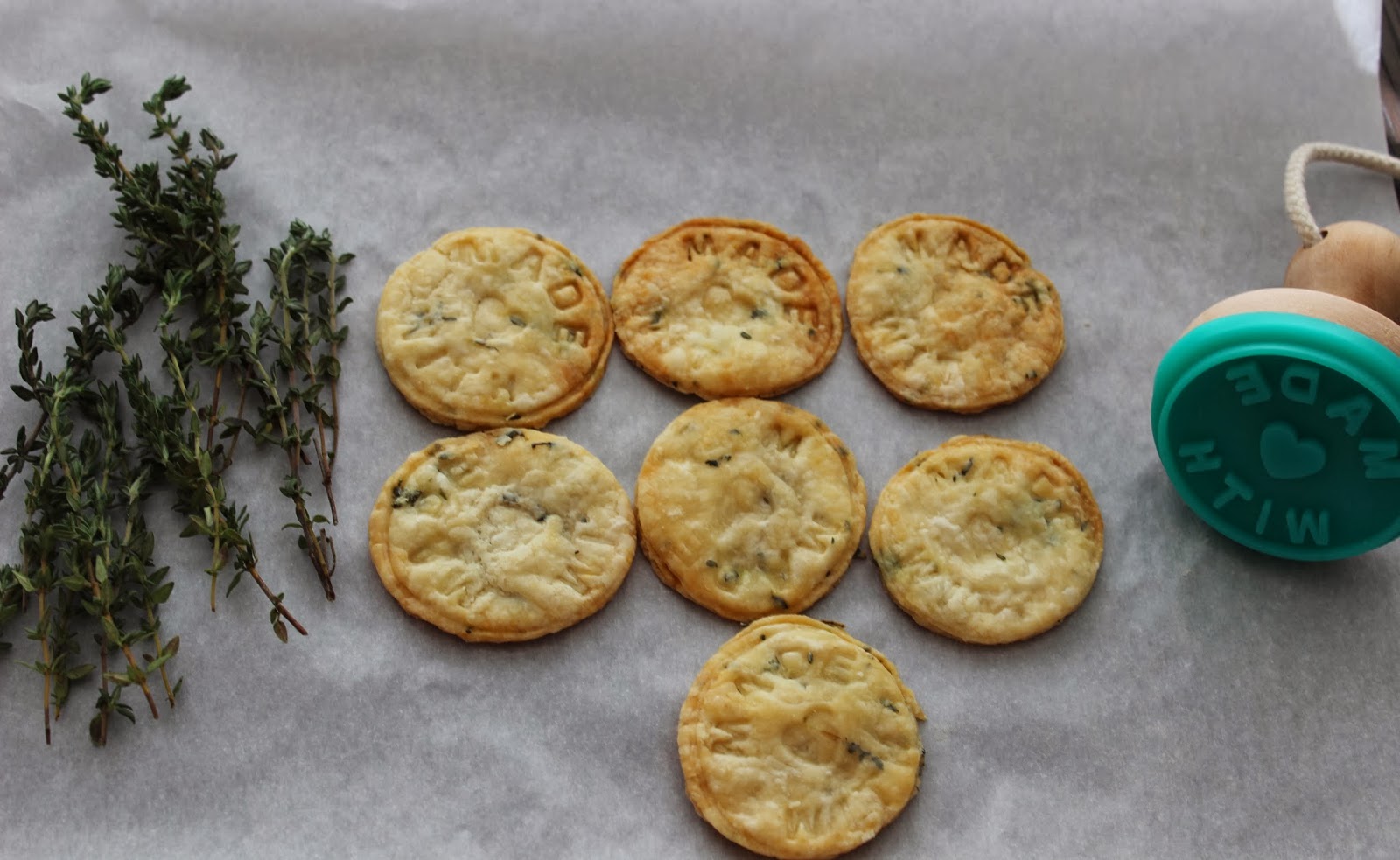 Savory ThymeParmesan Cookies D.M.R. Fine Foods