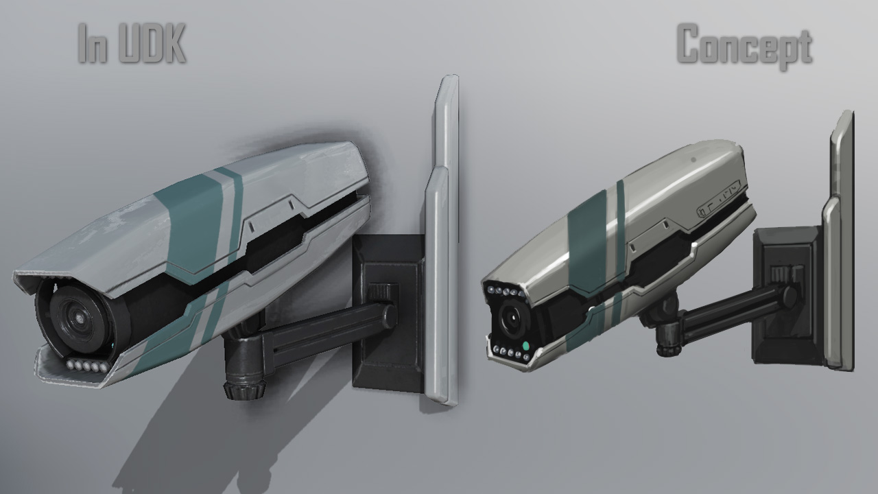 Sokol's Art Blog SciFi Surveillance Camera