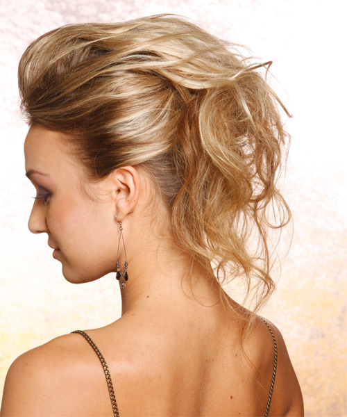 Dewi Image Casual Updo Long Straight Hairstyles