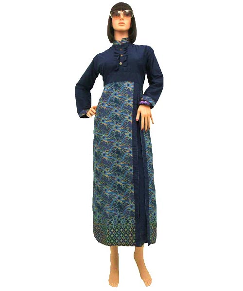 Dress Gamis Batik Dbg 151 Butik Batik Solo