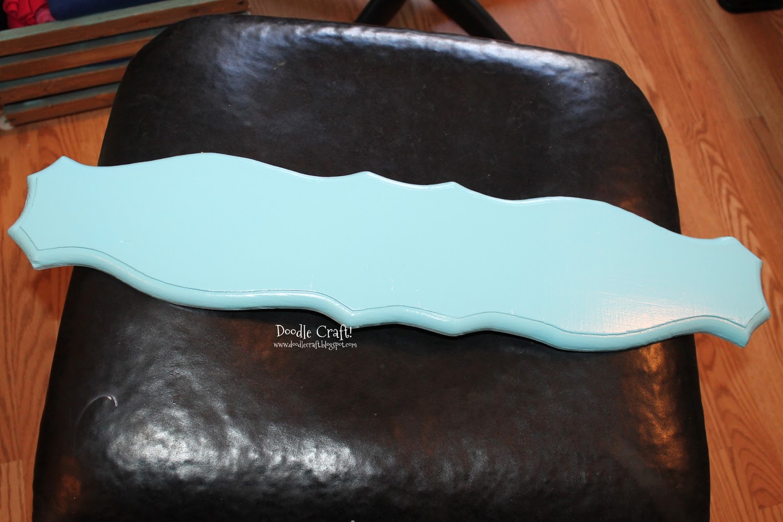 Doodlecraft Headband Holder from Scrap Wood!