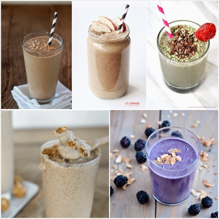 Little Bits & Blogs Banana Chocolate Peanut Butter Smoothie + Top 5 Smoothie Recipe RoundUp