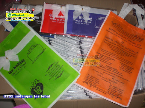 undangan tas tebal jual