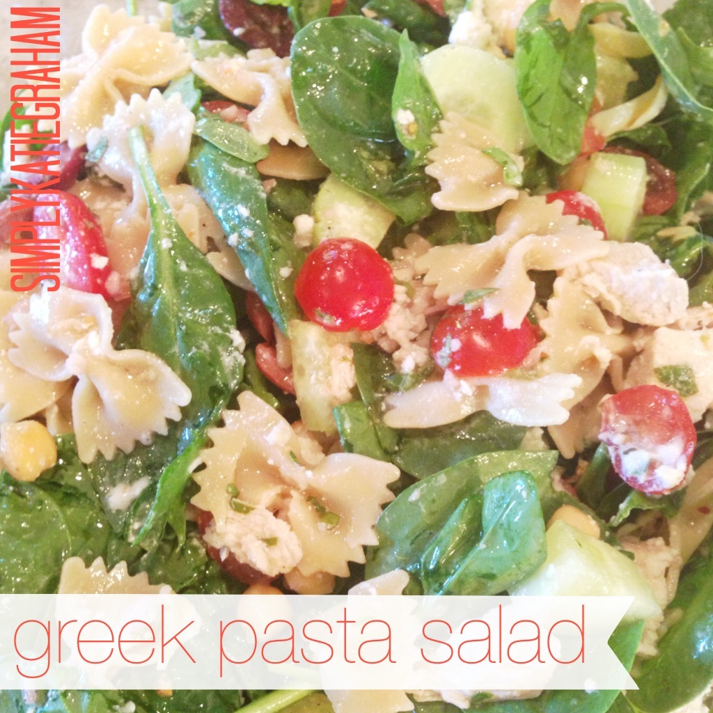 Simply Katie Greek Pasta Salad