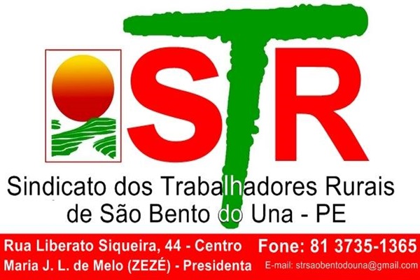 STR - SÃO BENTO DO UNA