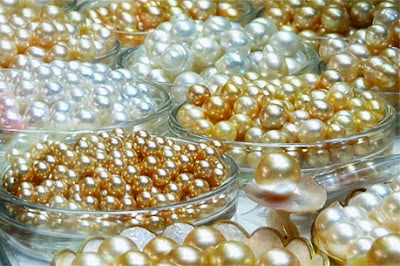 white silver and gold south sea pearls with full shine