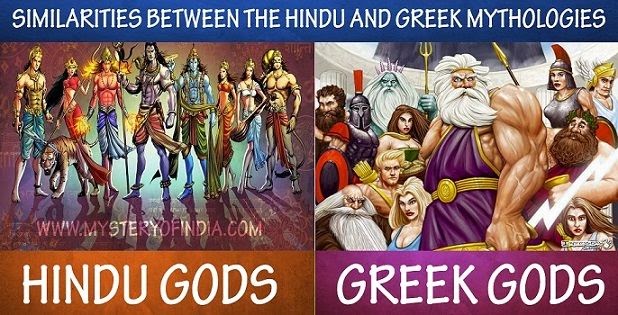 Similarities between the Hindu and Greek mythologies