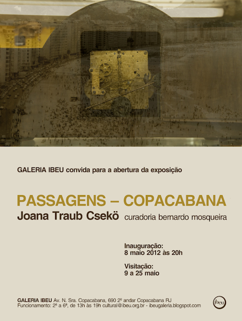Flyer Joana Cseko 03 email 2012 | Passagens - Copacabana | Exposição individual de Joana Traub Csekö