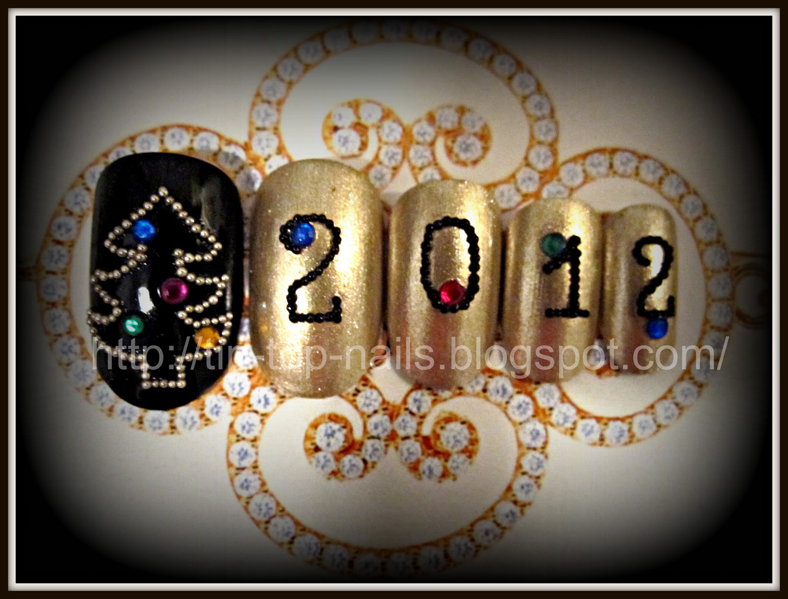 Less then month before New 2012 Year! this design is really easy to create