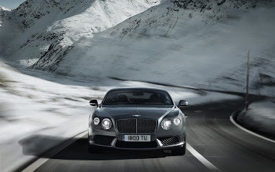 2013 Bentley Continental GT V8 front end in motion