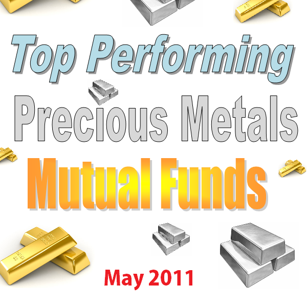 Top Performing Precious Metals Mutual Funds May 2011 Gold MEPB Financial