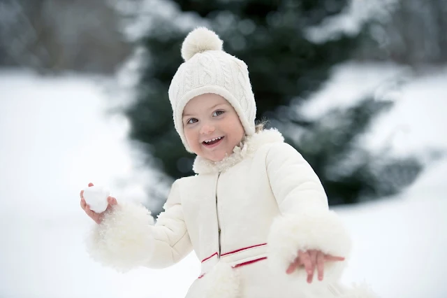HRH Princess Estelle Silvia Ewa Mary, Princess of Sweden, Duchess of Östergötland, was born February 23, 2012 as the first child of Crown Princess Victoria and Prince Daniel