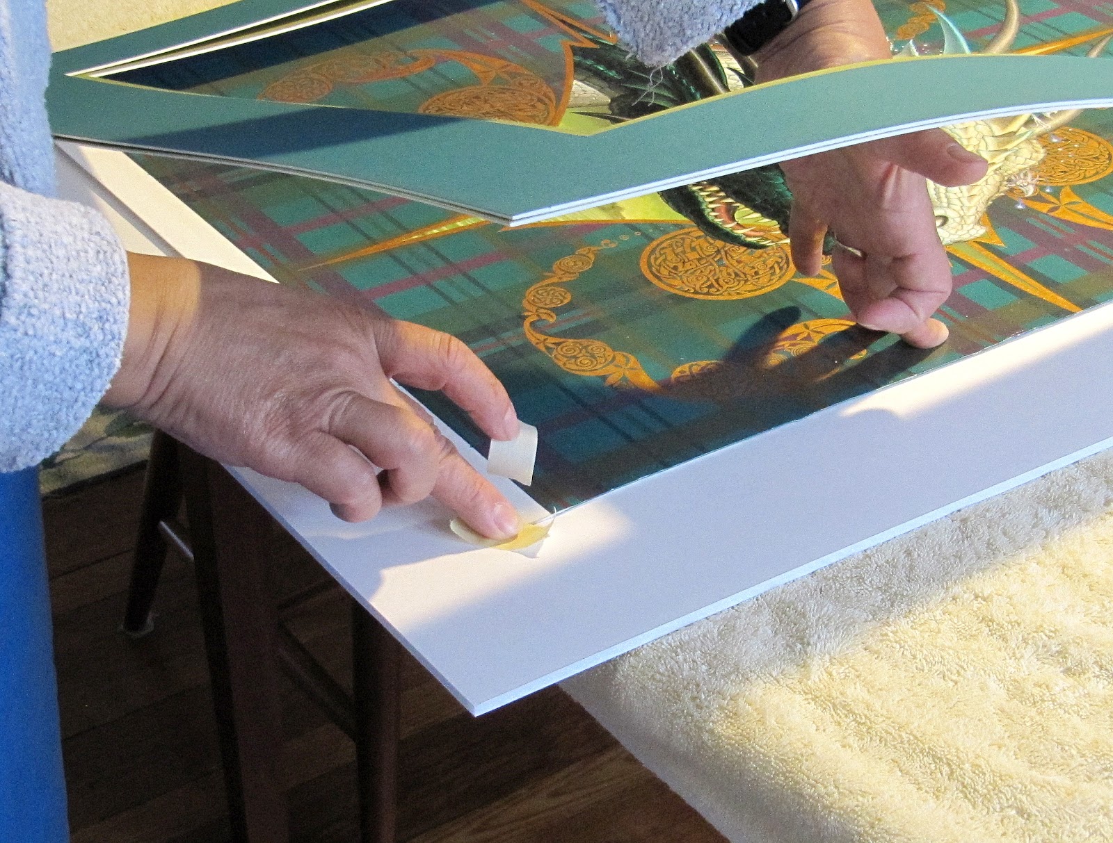 Hudson Valley Etsy (New York) DIY Matting & Framing Art Part 2