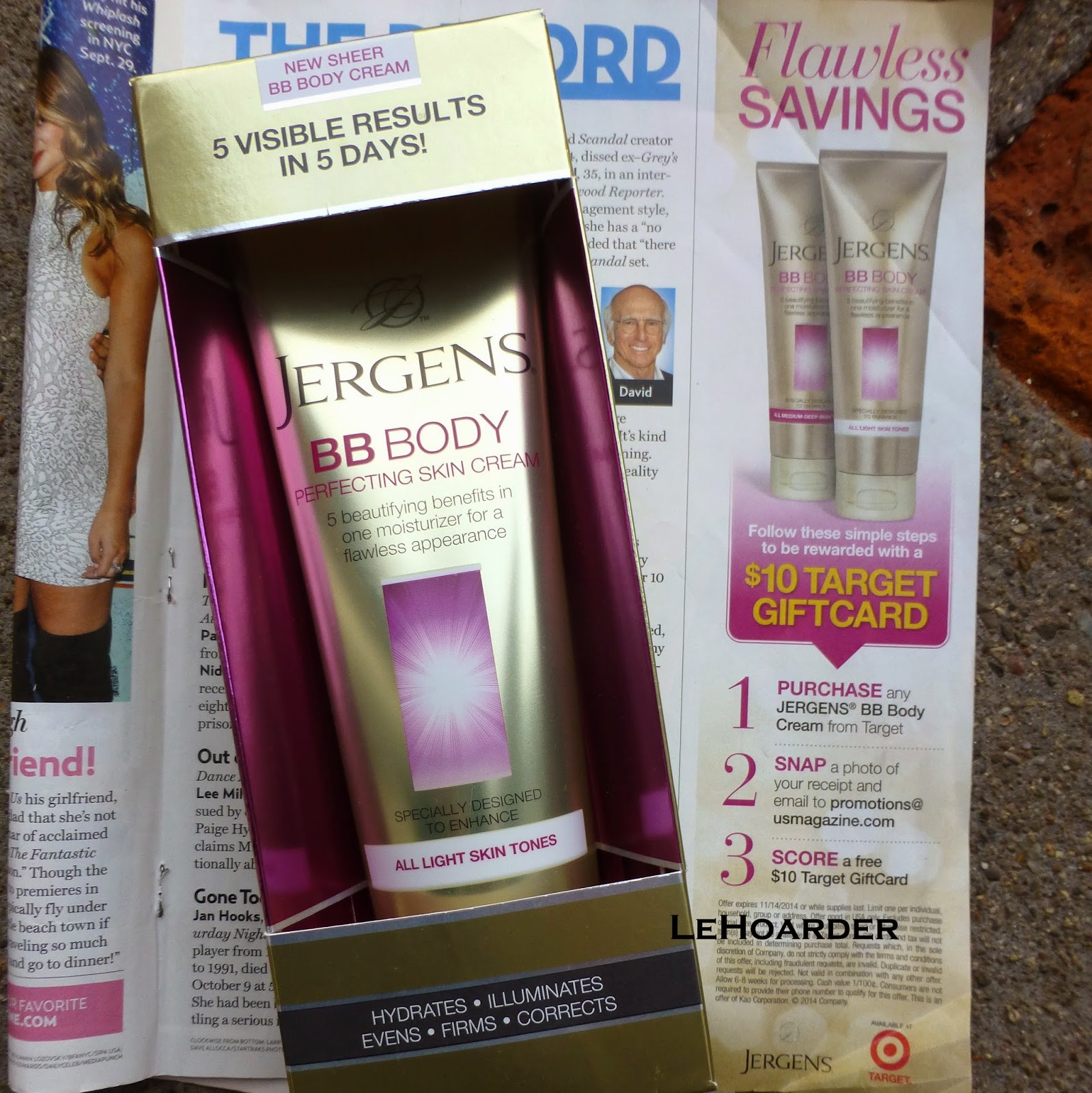 Jergens BB Body Cream FREE at Target! Le Hoarder