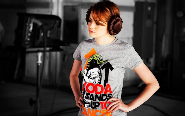 Emma Stone HD Wallpapers - Wearing t-shirt