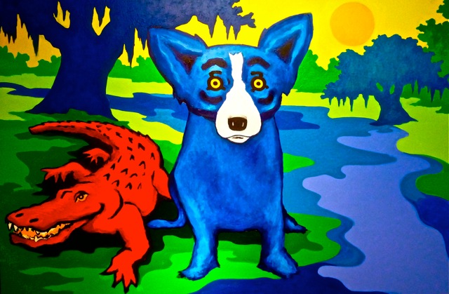 Musings Of An Artist S Wife Blue Dogs And Cajuns On The River A