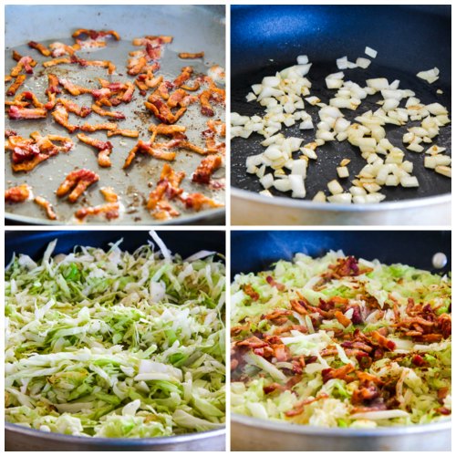 LowCarb TwiceCooked Cabbage with Sour Cream and Bacon Kalyn's Kitchen