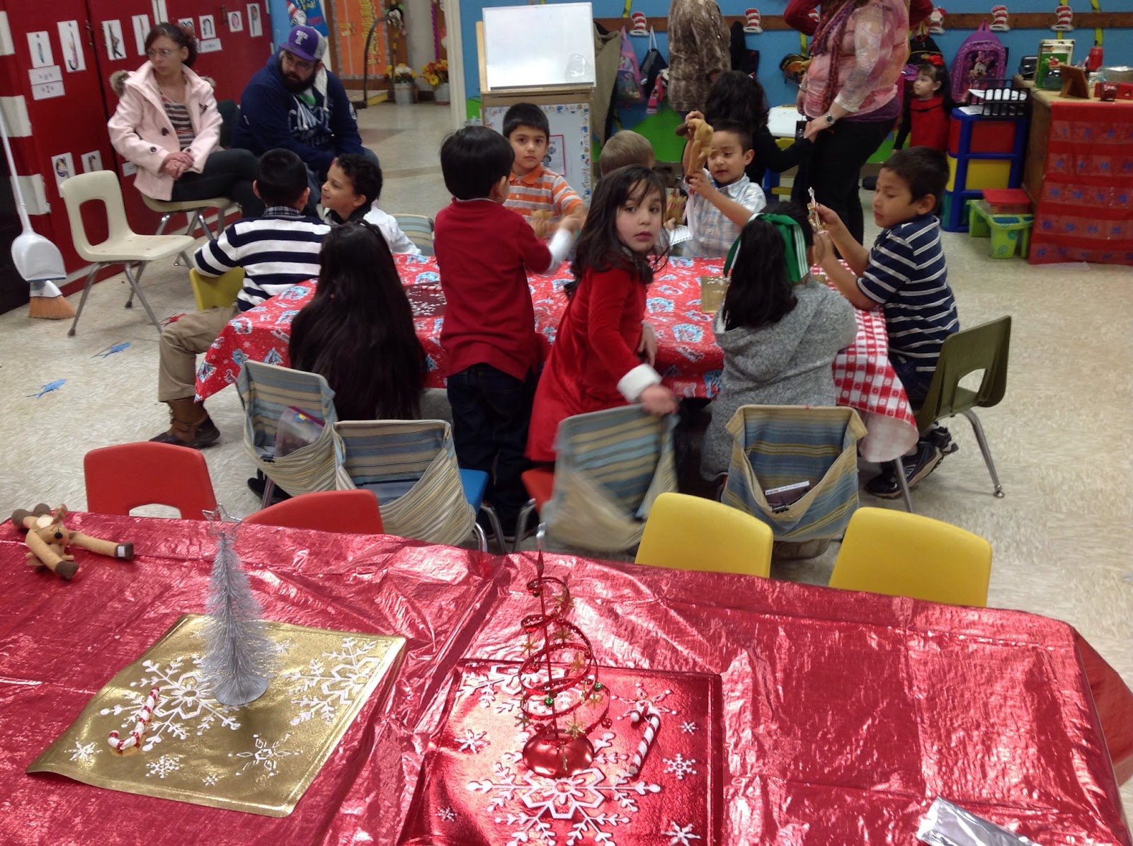 Kindergarten Fun Christmas Party Pictures, etc...