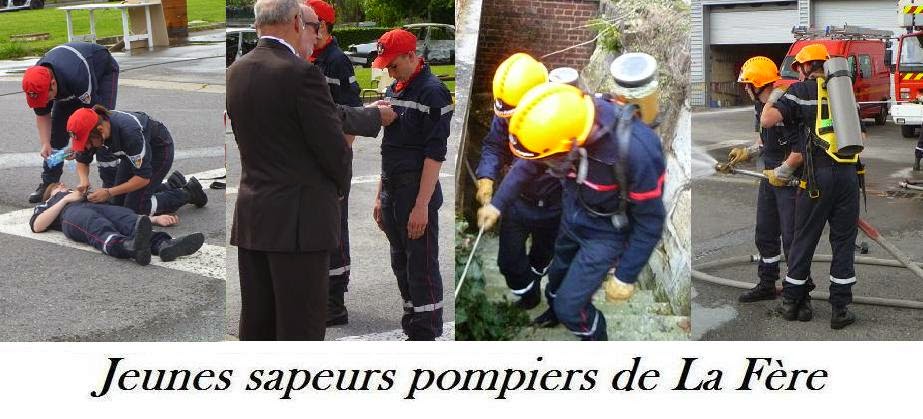 Jeunes sapeurs pompiers de La Fère