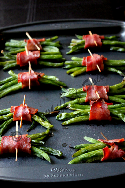 Bacon Wrapped Green Beans Bundles
