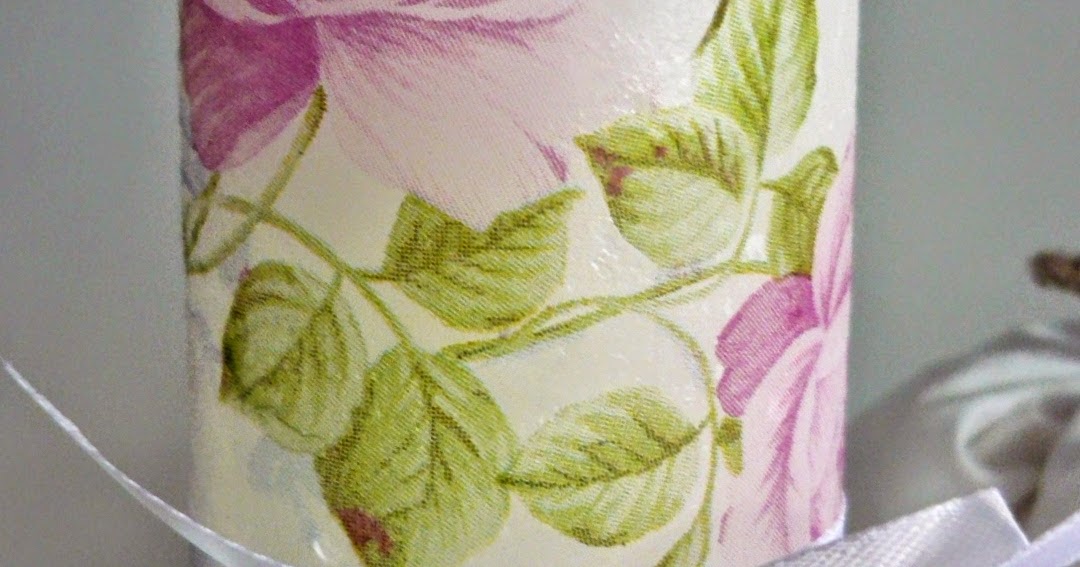 Personalised Candles decoupage on candles Home Chic Club Personalised Candles decoupage