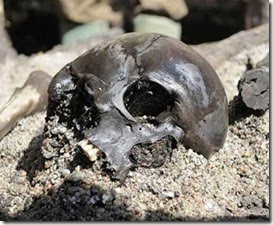 esqueleto, guerreiros antigos, arqueologos