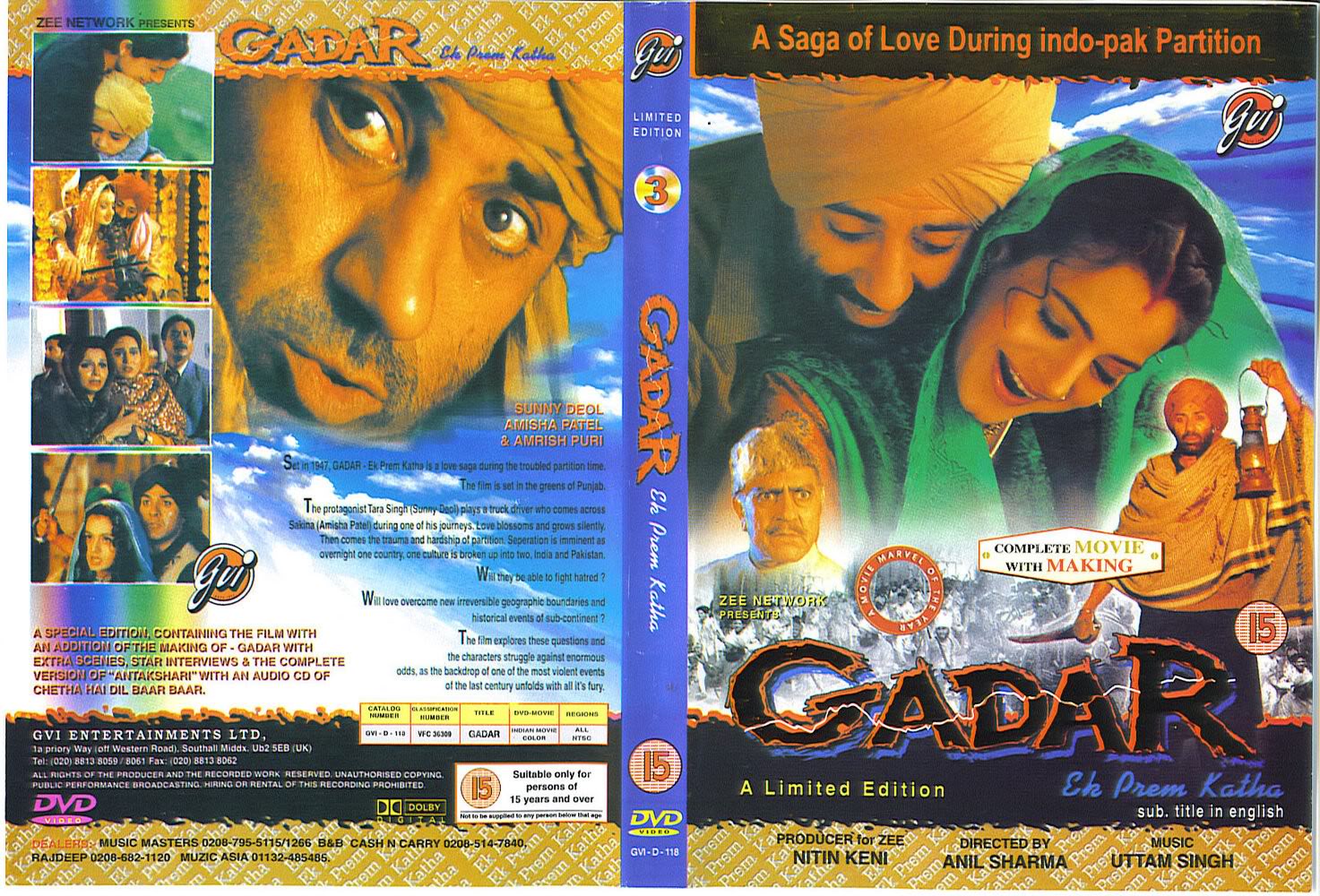 Gadar - Ek Prem Katha Love Full Movie 1080p