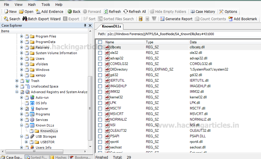 PC forensics with P2