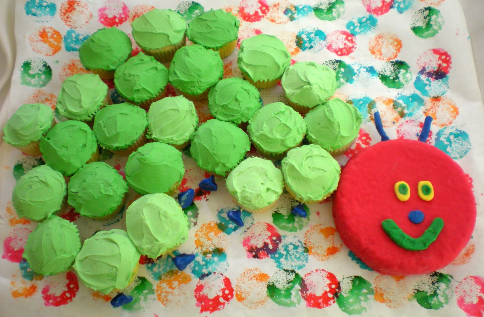 A Cook And Her Books Very Hungry Caterpillar Cake