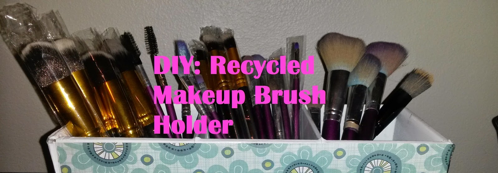 Jessica's Corner Thrifty Thursday DIY Recycled Makeup Brush Holder