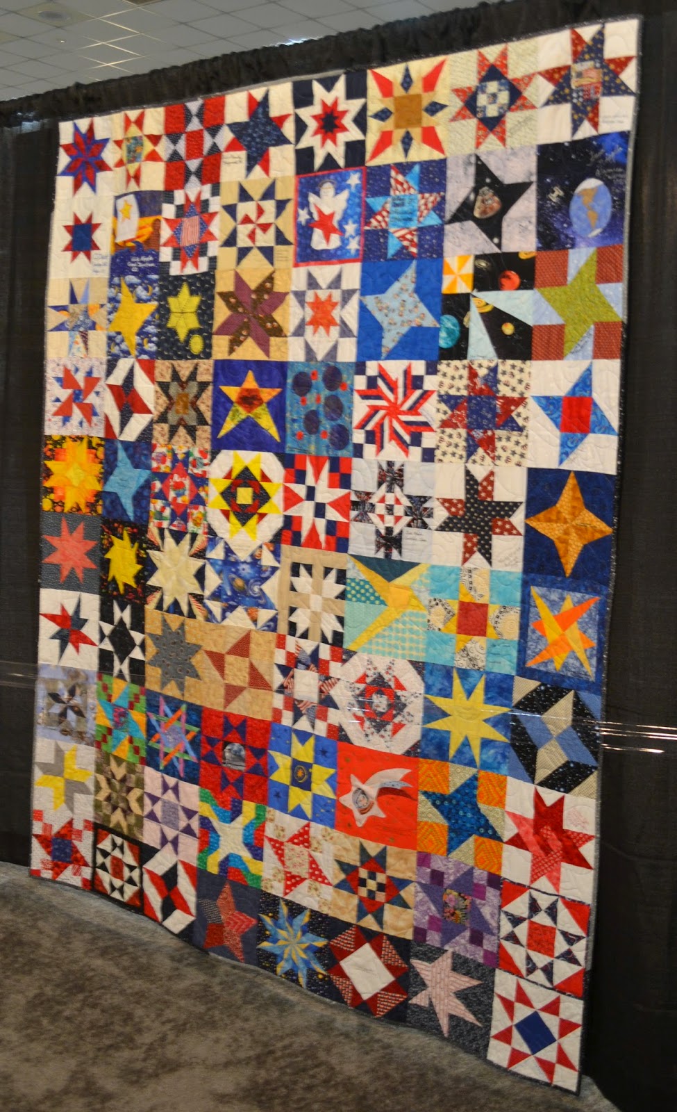 what KT made Houston International Quilt Festival Astronomical Quilts
