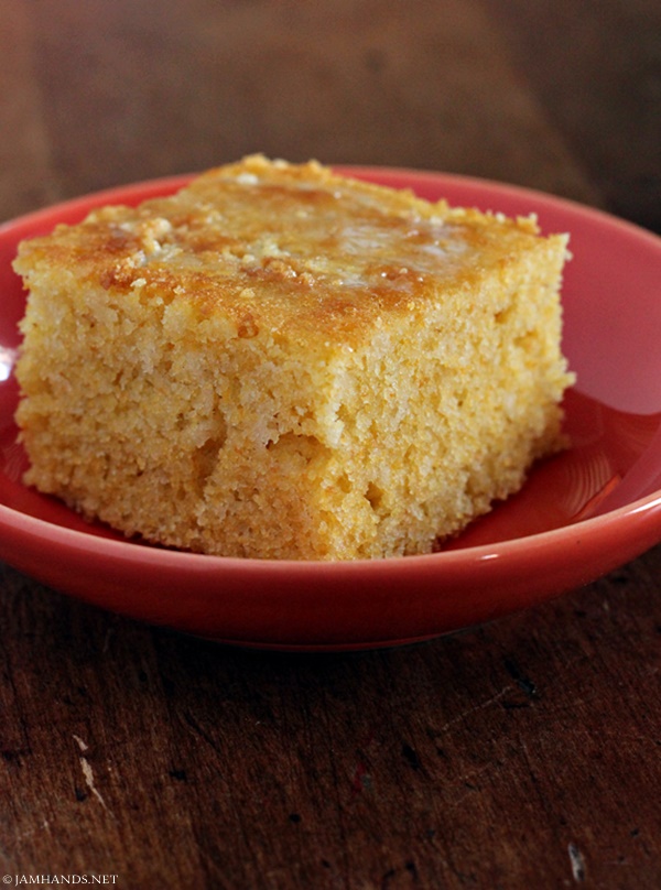 Jam Hands Sweet Buttermilk Cornbread