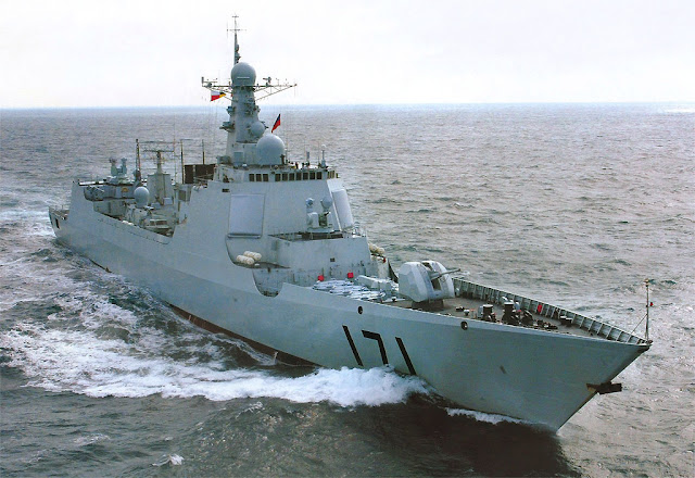 The destroyer vessel forms a part of the 20th Anti-Piracy Escort Force (APEF) Type 052C (Luyang-II) class DDG