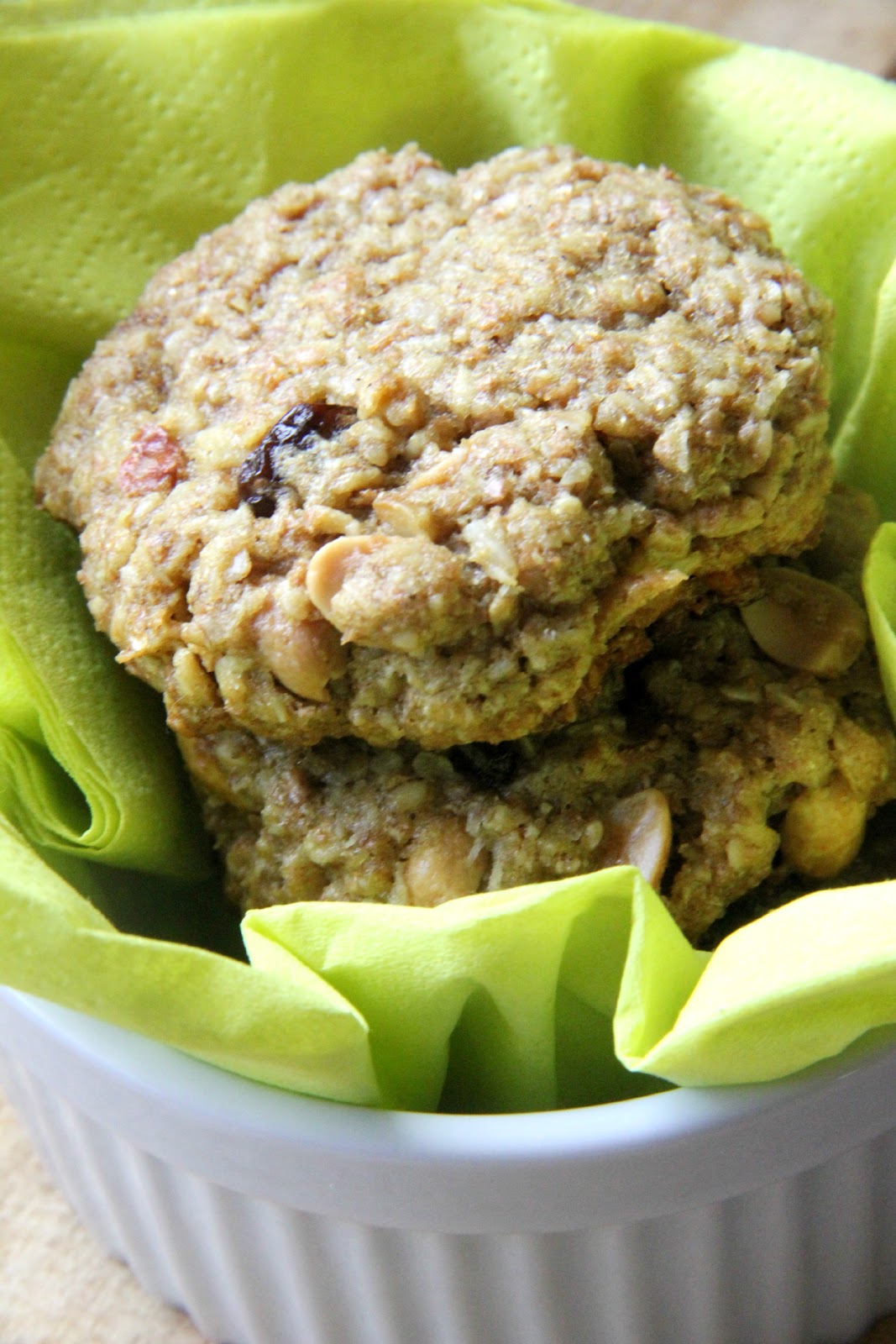 My Happy Place Trail Mix Oatmeal Cookies