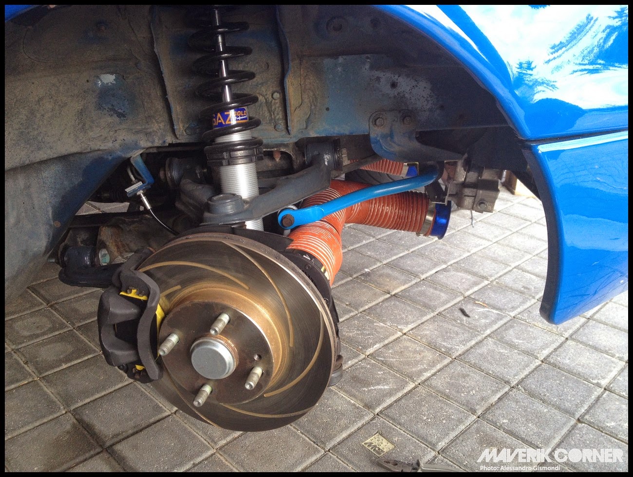 Maverik Corner MX5 NA Rebuild DIY Brake Duct 2