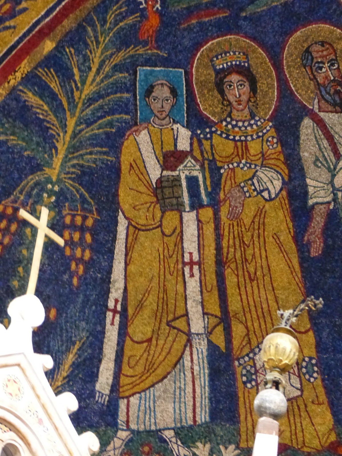 Catholic Pilgrims in Rome Santa Cecilia en Trastevere