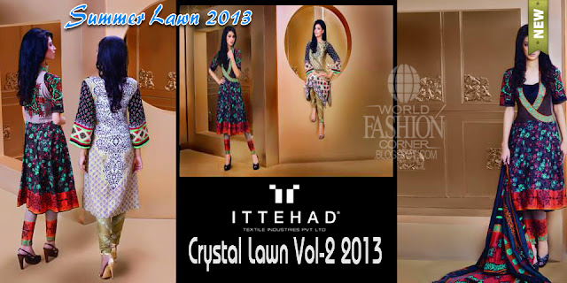 Crystal Lawn Vol-2 2013 By Ittehad Textiles