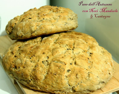 Il pane dell'autunno:cereali,noci,mandorle & castagne