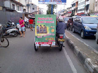 Becak bermotor Medan