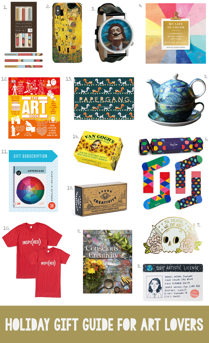 present ideas for art lovers