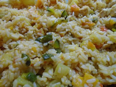 Guiso De Arroz Con Pollo Y Vegetales- Reto Dieta Saludable
