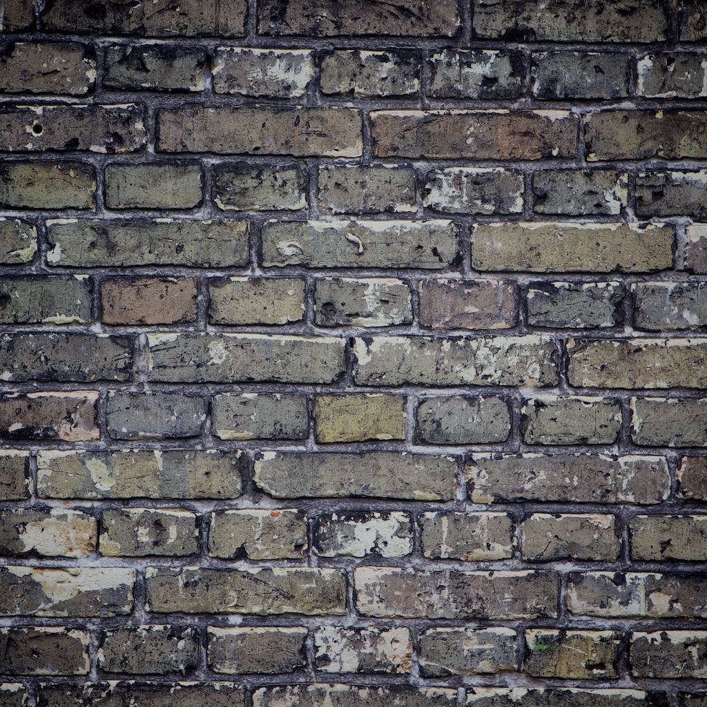 We would have the must-have old brick wall, of course, to start with: