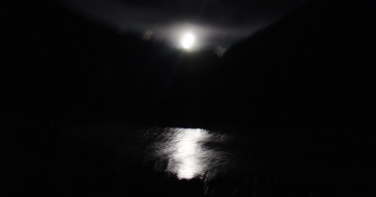 Reflection Of Moon In The River