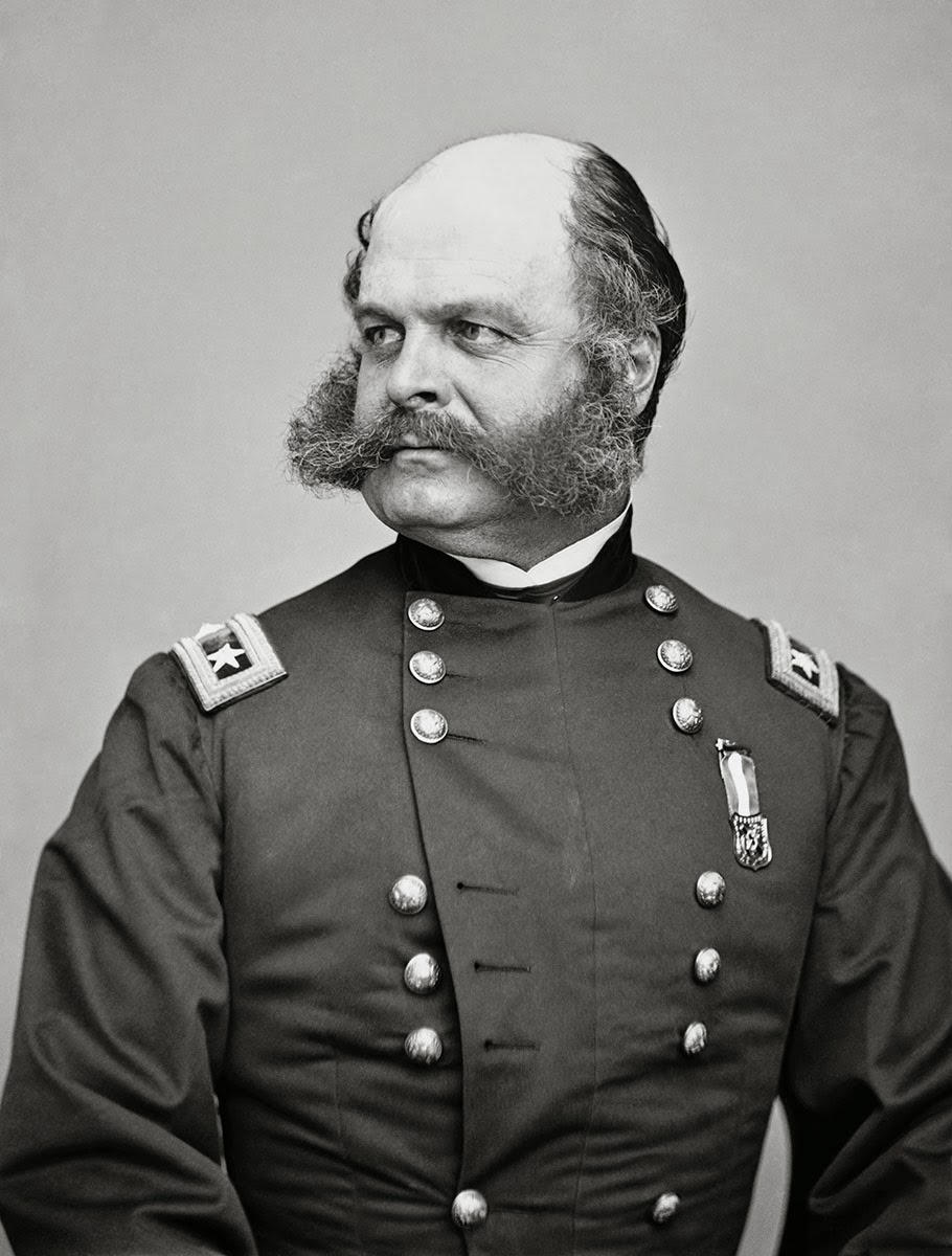 Fascinating Historical Picture of Ambrose Everett Burnside in 1864 