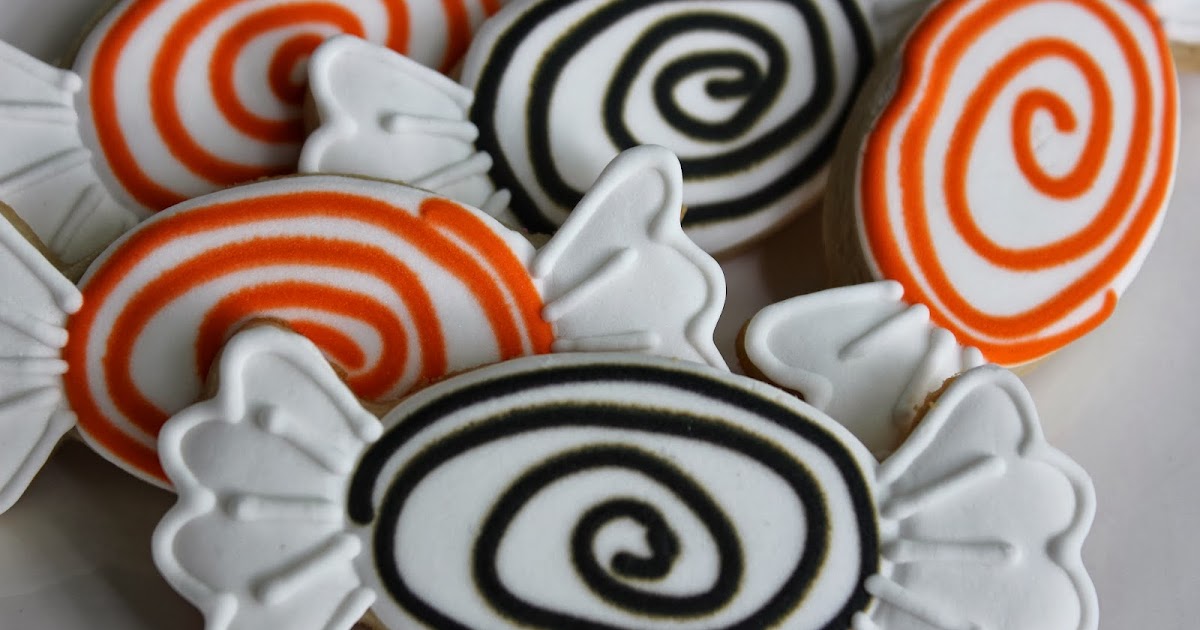 Sugar Bea's Blog Halloween Salt Water Taffy Decorated Cookies