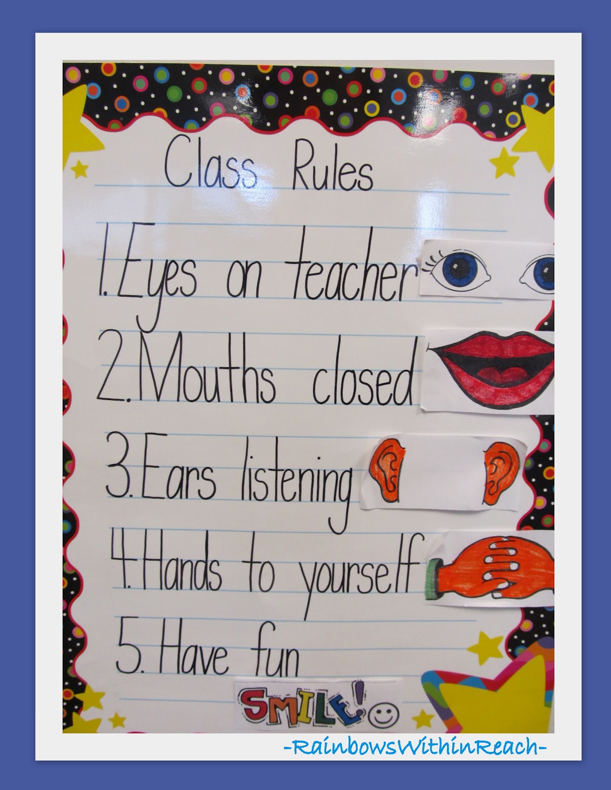 classroom rules template