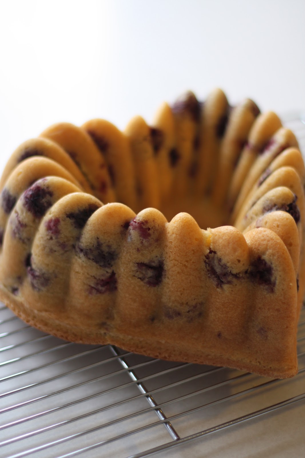 Eat Well, Live Happy Mixed Berry Bundt Cake