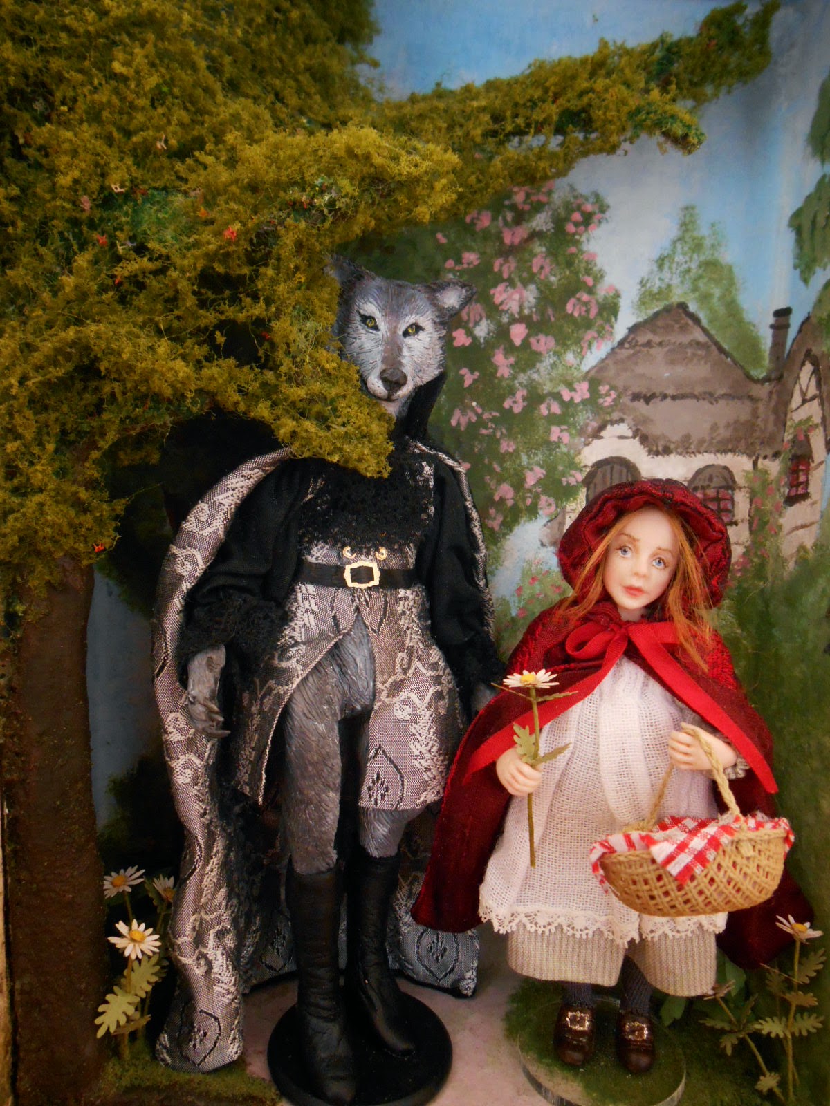 red riding hood wolf doll