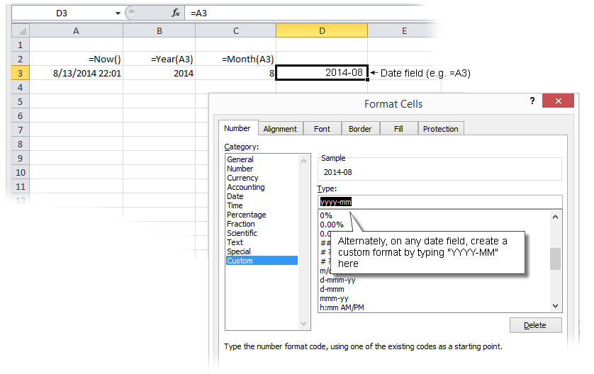 Solution Excel YYYY Dates show as 1905