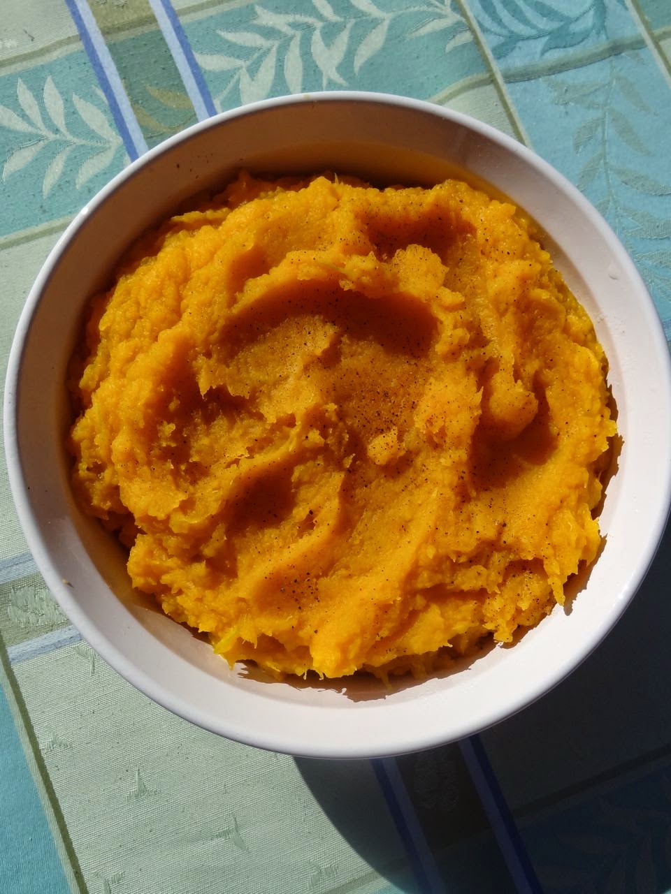 Scrumpdillyicious Butternut Squash with Butter, Nutmeg & Maple Syrup